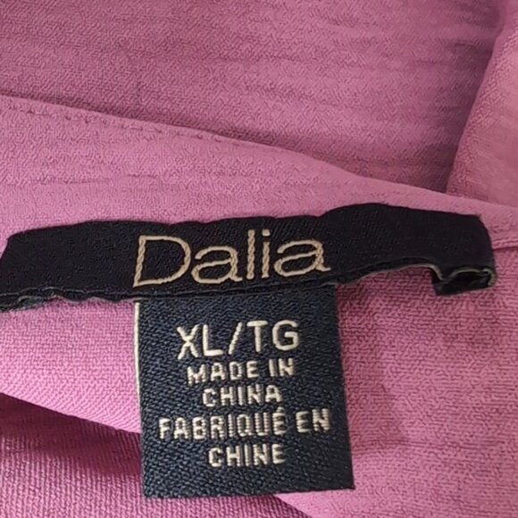 XL - Dalia V-Neck Blouse Dress Shirt - Picture 2 of 6